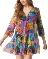 Coco Reef Women's Enchant Printed Cover-Up Dress