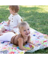 Bumkins Baby Disney 100 Years Happy Faces Lightweight Roll and Go Blanket