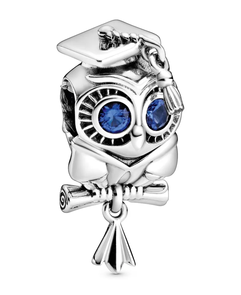 Pandora Crystals Wise Owl Graduation Charm