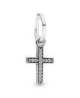 Pandora Cubic Zirconia Sparkling Cross Dangle Charm