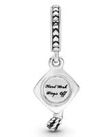 Pandora Sterling Silver Graduation Cap Dangle Charm