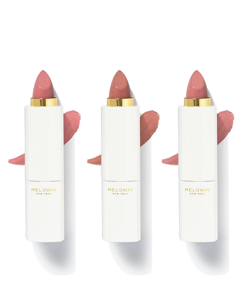 Meloway Nude Lip Bundle Set, 3 Piece