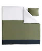 Closeout! Eddie Bauer Skyline Stripe Reversible Piece Comforter Set
