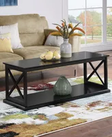 Convenience Concepts 47" Medium-Density Fiberboard Coventry Coffee Table with Shelf