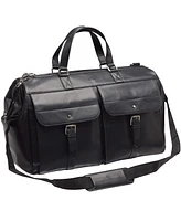 Mancini Men's Buffalo Dowel Rod Duffle Bag for Carry-On Travel