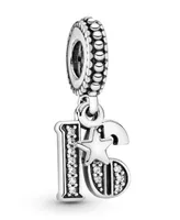 Pandora Cubic Zirconia 16th Celebration Charm