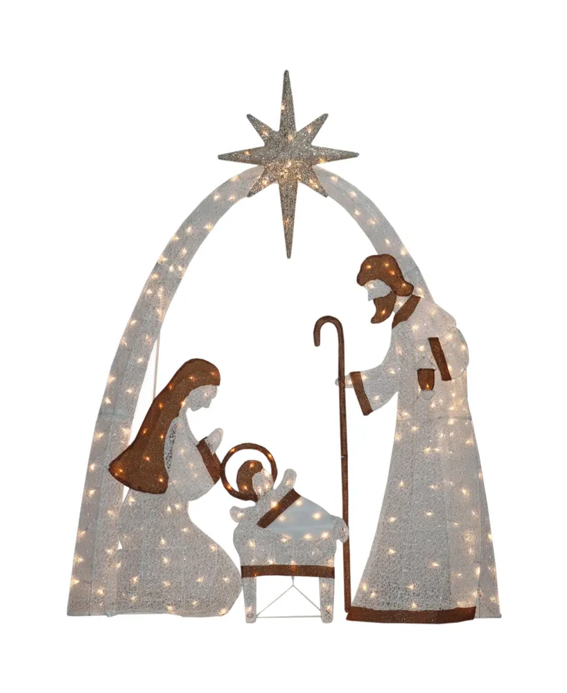 Seasonal Nativity Set, Pre-Lit