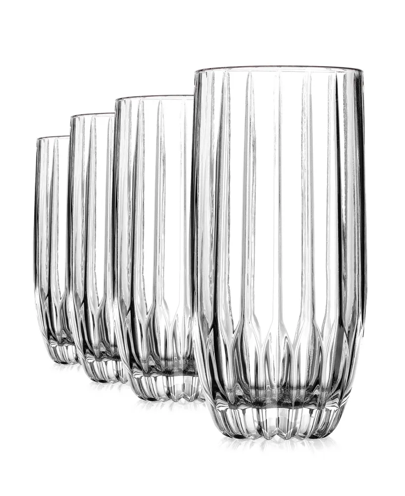 Godinger Pleat Highball Glassware Set of 4 - 20246062