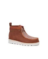 Coach Men's Micro Signature Suede Chukka Lace-Up Boots
