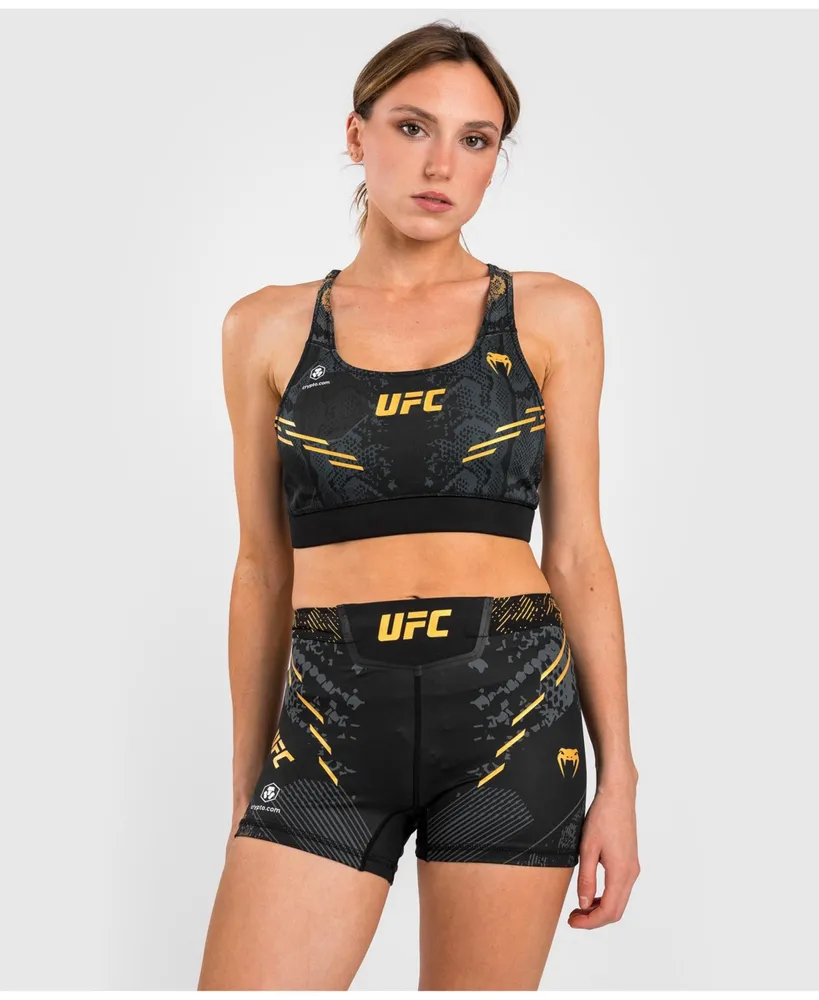 Venum Ufc Women's Authentic Adrenaline Fight Night Sport Bra - Black/gold