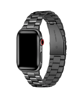 Posh Tech Men's Sloan 3-Link Stainless Steel Band for Apple Watch Size- 38mm, 40mm, 41mm