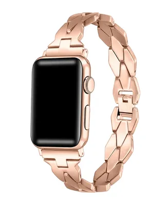 Posh Tech Unisex Ava Stainless Steel Band for Apple Watch Size- 42mm, 44mm, 45mm, 49mm