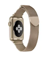 Posh Tech Unisex Skinny Infinity Stainless Steel Mesh Band for Apple Watch Size- 42mm, 44mm, 45mm, 49mm