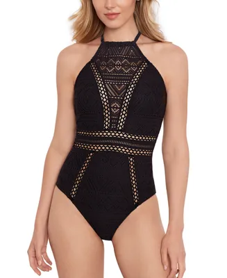 Salt + Cove Women's Crocheted One-Piece Swimsuit, Created for Macy's