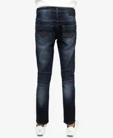 Big Boy's Dark Blue Washed Jeans - Child