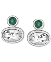 3-Pc. Set Lab-Grown Emerald (1/4 ct. t.w.) & Lab Grown White Sapphire (2