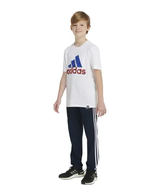 adidas Big Boys Short Sleeve Clay Logo T-shirt
