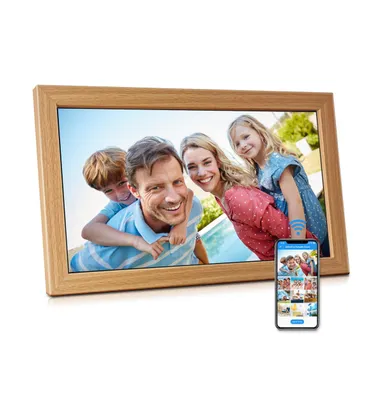 21in Cloud Frame Digital Photo Frame - Easy Photo Share App- 20GB Cloud Storage, Auto-Rotate.