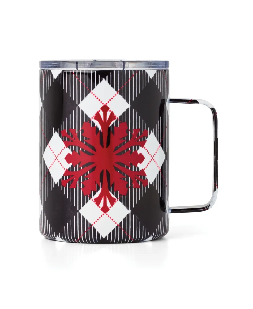 Cambridge Plaid Insulated Coffee Mug, 16 oz