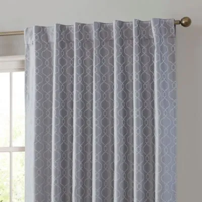 Hlc.Me Franklin Moroccan 100 Complete Blackout Thermal Insulated Energy Savings Heat Cold Blocking Back Tab Rod Pocket Curtain Drapery For Bedroom Living Room 2 Panels