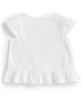 First Impressions Baby Girls Bunny Ruffle T Shirt, Created for Macy's