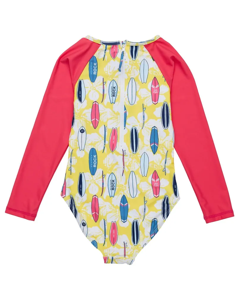 Toddler, Child Girl Rock The Board Ls Surf Suit