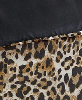 Juicy Couture Monica Leopard Satin -Pc. Reversible Comforter Set