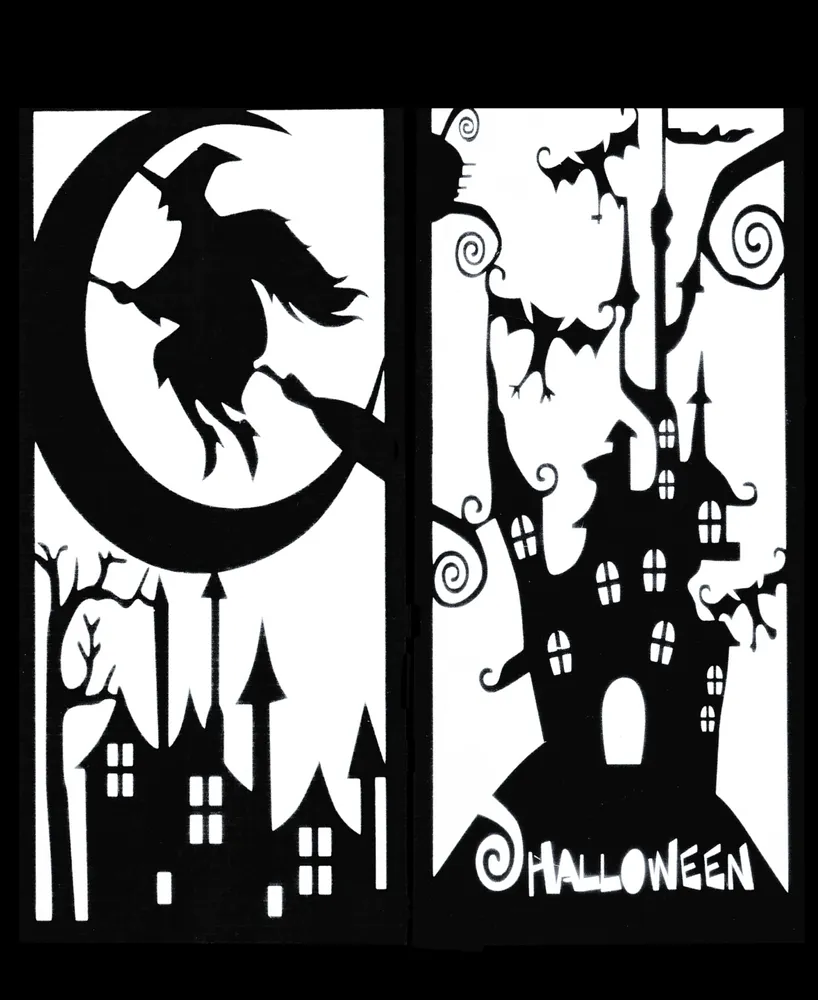 National Tree Company 16" Halloween Haunted House Lantern