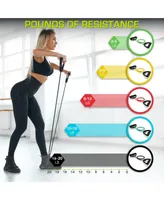 Tube Resistance Bands Set with Attached Handles