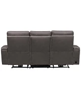 Avenger 85.8" Fabric with Dropdown Table Power Reclining Sofa