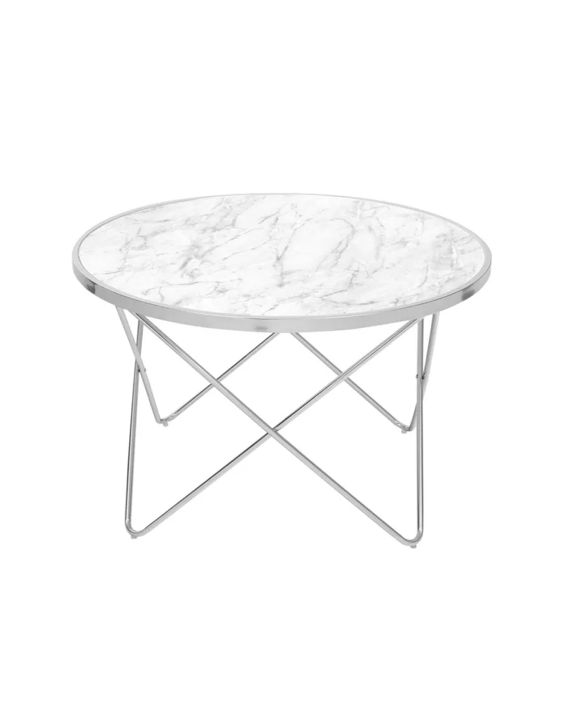 Teamson Home - Faux Marble Coffee Table