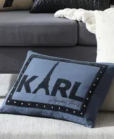 Karl Lagerfeld Paris Karl Tower Decorative Pillow, 20" x 14"