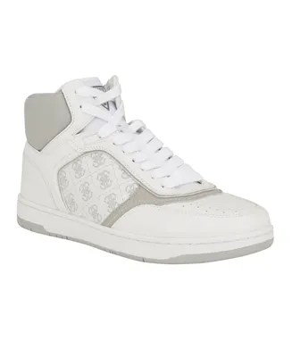 Guess Men's Towen Branded High Top Fashion Sneakers