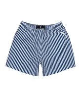 Denim Stripe Comfort Lined Swim Short