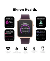 iTouch Air 4 Unisex Plum Silicone Smart Strap Smartwatch 41mm