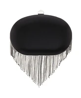 Nina Crystal Chain Draped Minaudiere