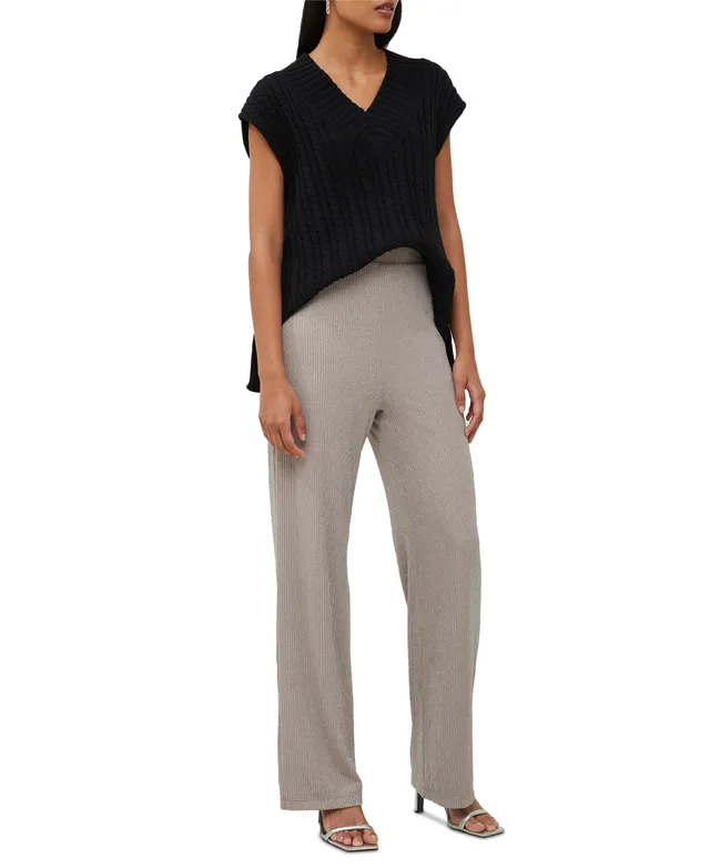 Crêped Pull-on Pants