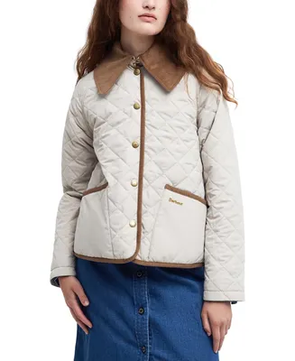 Barbour Women's Gosford Quilted Corduroy-Trim Jacket
