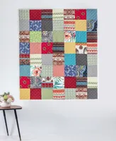 Greenland Home Fashions Renee Authentic Patchwork Throw, 50" x 60"