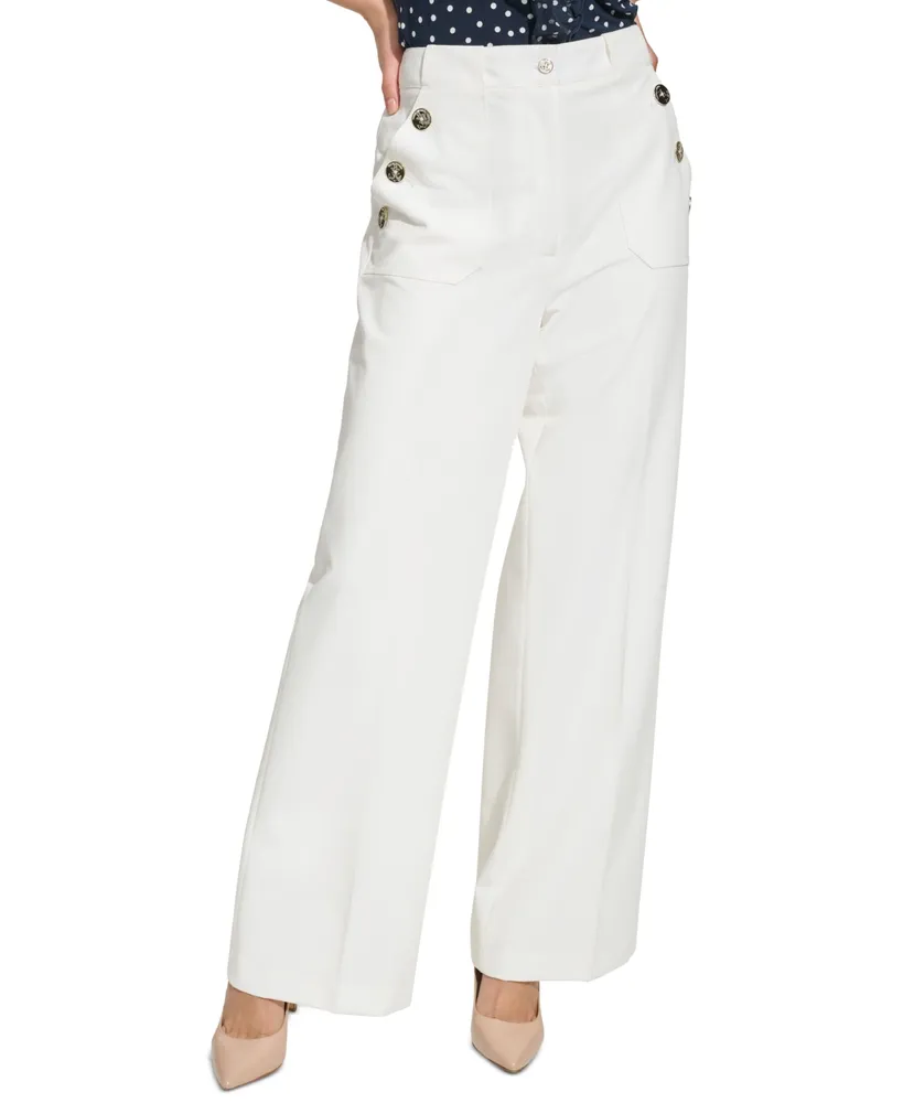 Michael Kors Women's Flared-Leg Sailor Jeans, Regular & Petite |  CoolSprings Galleria