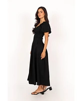 Petal and Pup Maria Puff Sleeve Midi Dresses