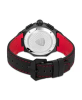 Ducati Corse Men's Quartz Black Silicone Watch 49mm
