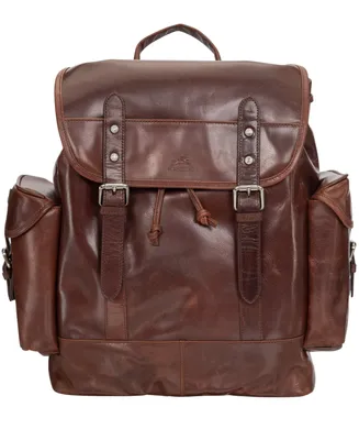 Mancini Men's Buffalo Backpack for 15.6" Laptop and Tablet