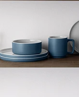 Noritake ColorTrio Stax 16 Piece Dinnerware Set, Service for 4