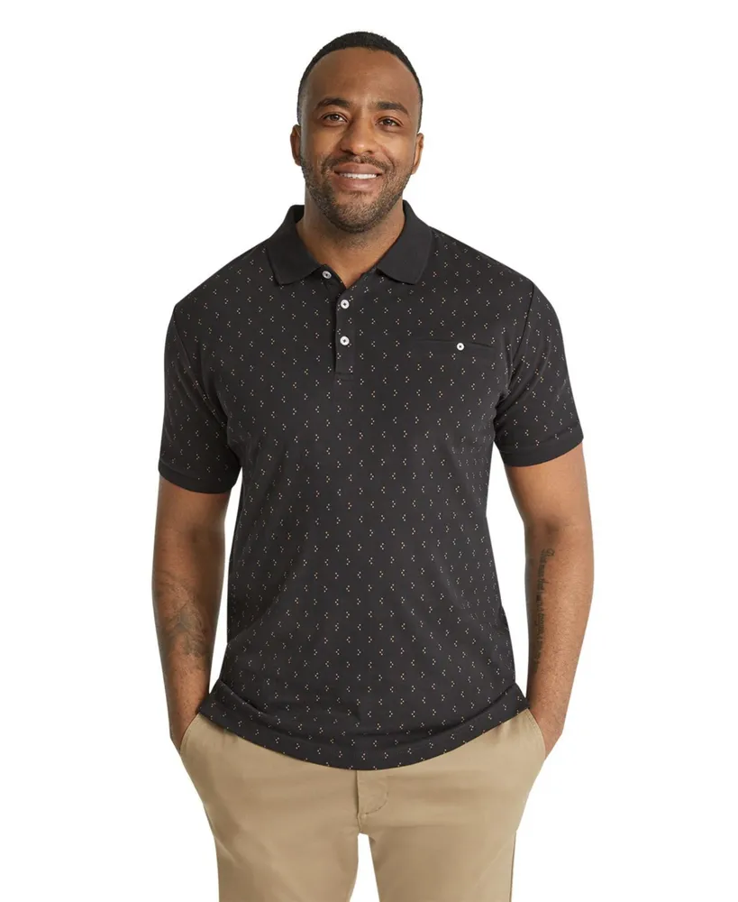 Johnny Bigg Men's Big & Tall Callan Print Polo Shirt