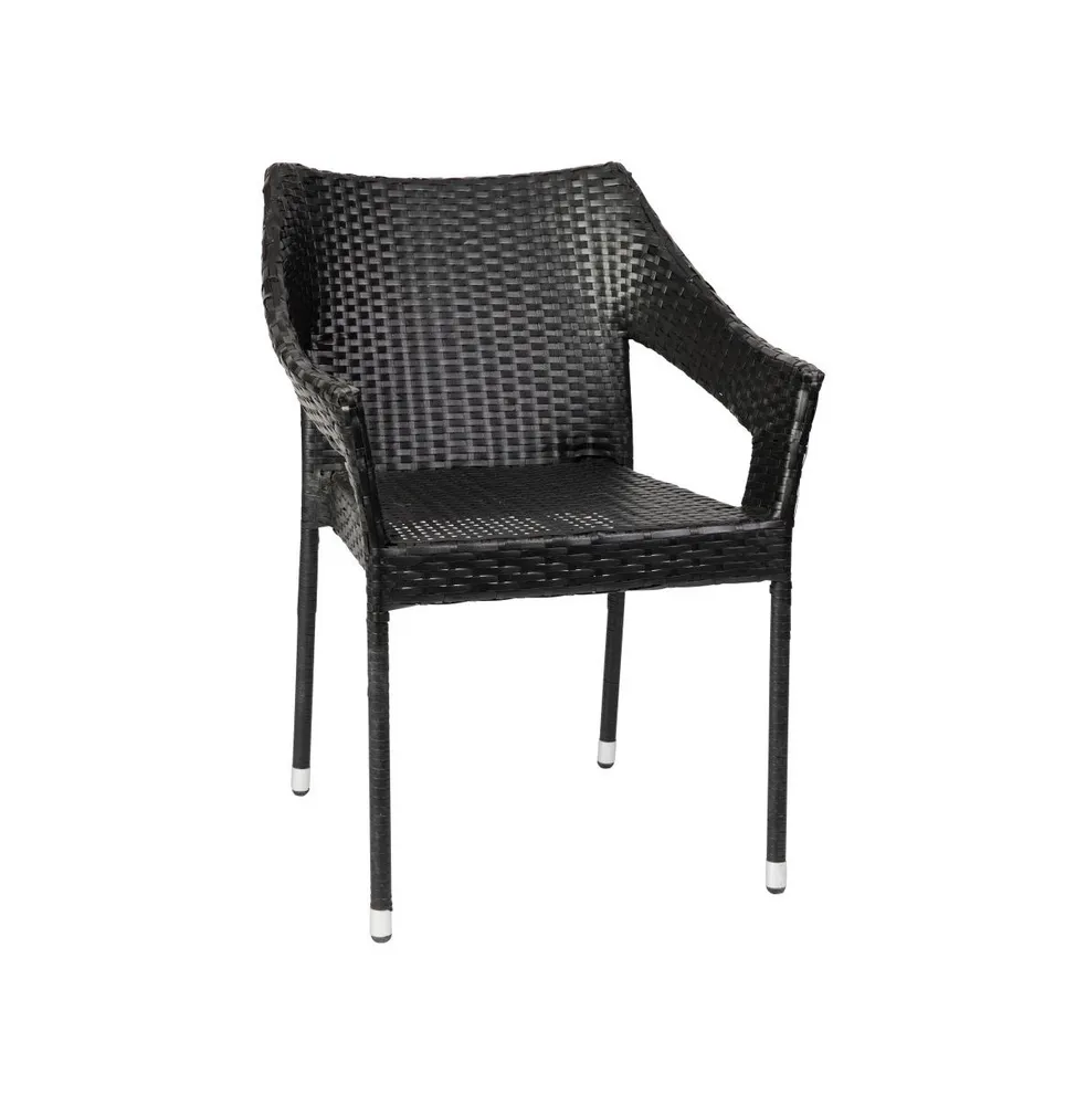 Eldon Weather Resistant Indoor/Outdoor Stacking Patio Dining Chair With Steel Frame And Pe Rattan