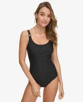 Dkny Women's One-Piece Starburst Swimsuit