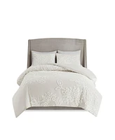 Madison Park Veronica Floral Tufted 3-Pc. Comforter Set