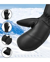 Alpine Swiss Men's Waterproof Ski Mittens 3M Thinsulate Winter Snow Sport Gloves