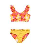 Toddler, Child Girls Pop of Sunshine Frill Crop Bikini